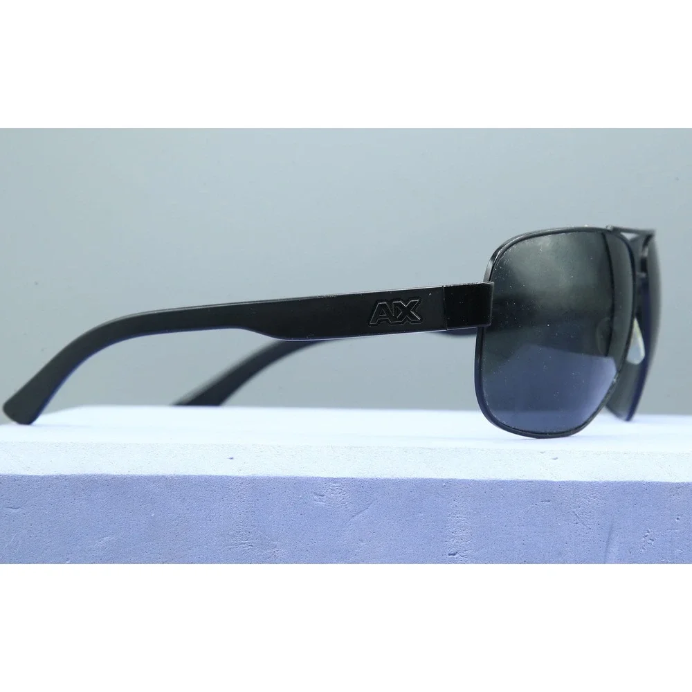 Armani Exchange AX2012S Matte Black Aviator Frames Mens 606387 62-14-125
